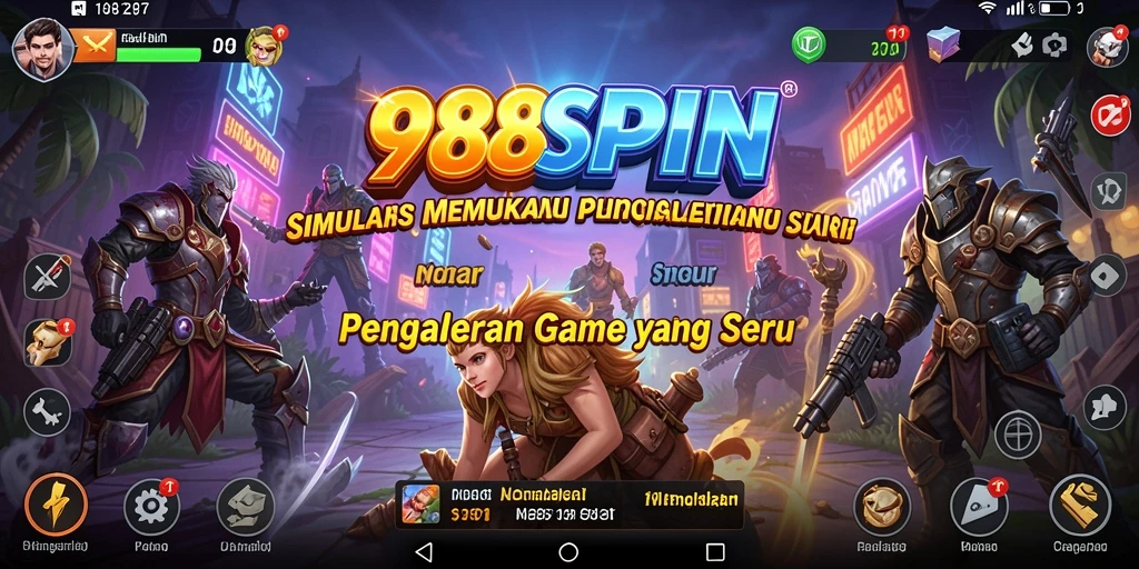Screenshot utama 988SPIN menampilkan gameplay Simulation yang seru.