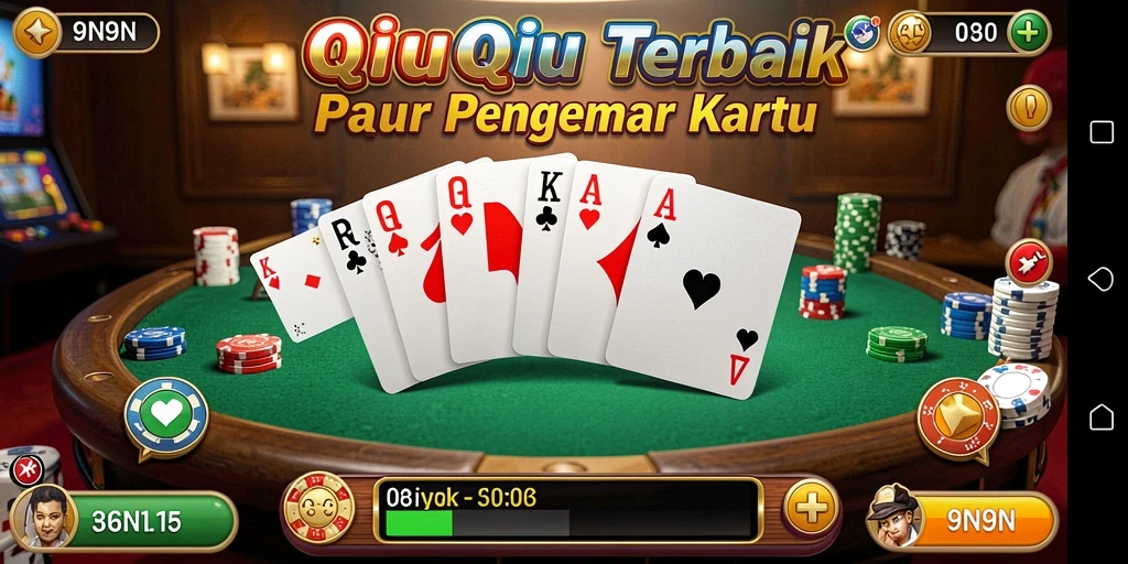 Gameplay seru dan menarik dari 9N9N dalam aksi QiuQiu.