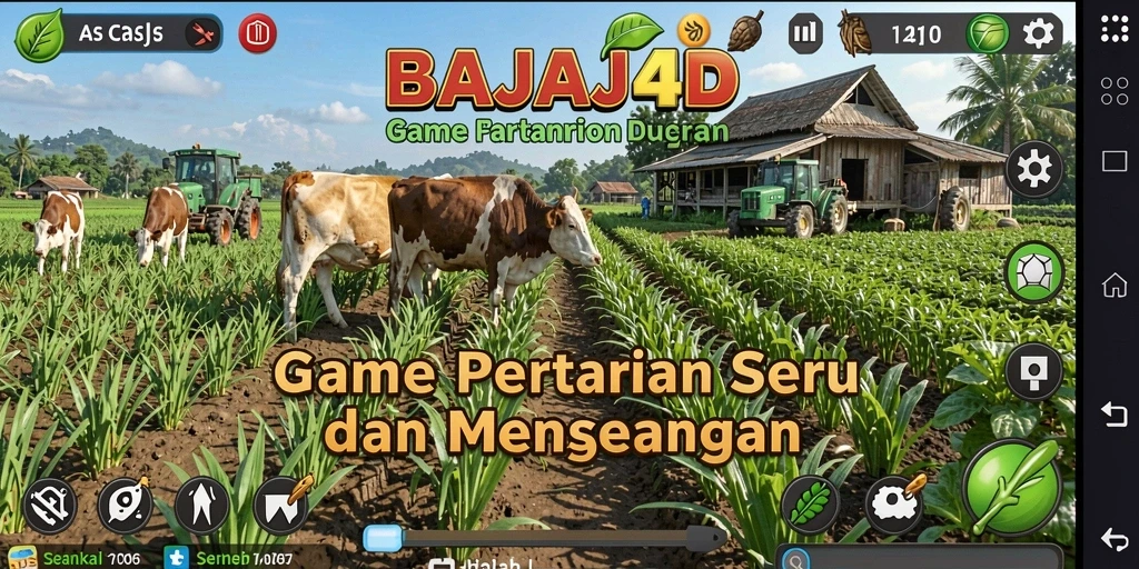 Screenshot BAJAJ4D menampilkan gameplay bertani yang seru.