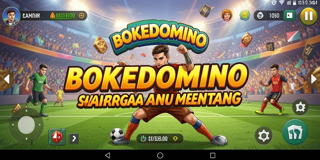 Screenshot gameplay olahraga BOKEDOMINO yang seru dan menantang.