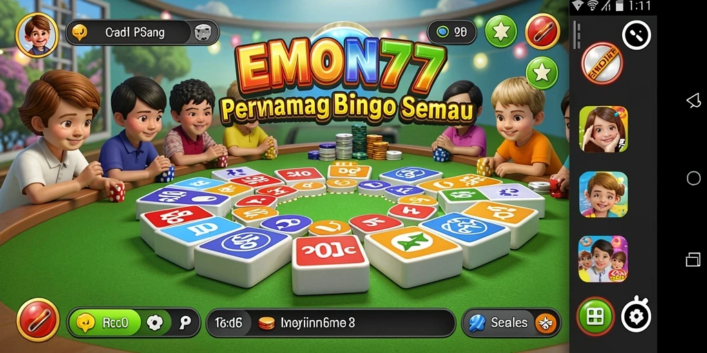 Tampilan screenshot gameplay Bingo yang mengasyikkan di EMON77.