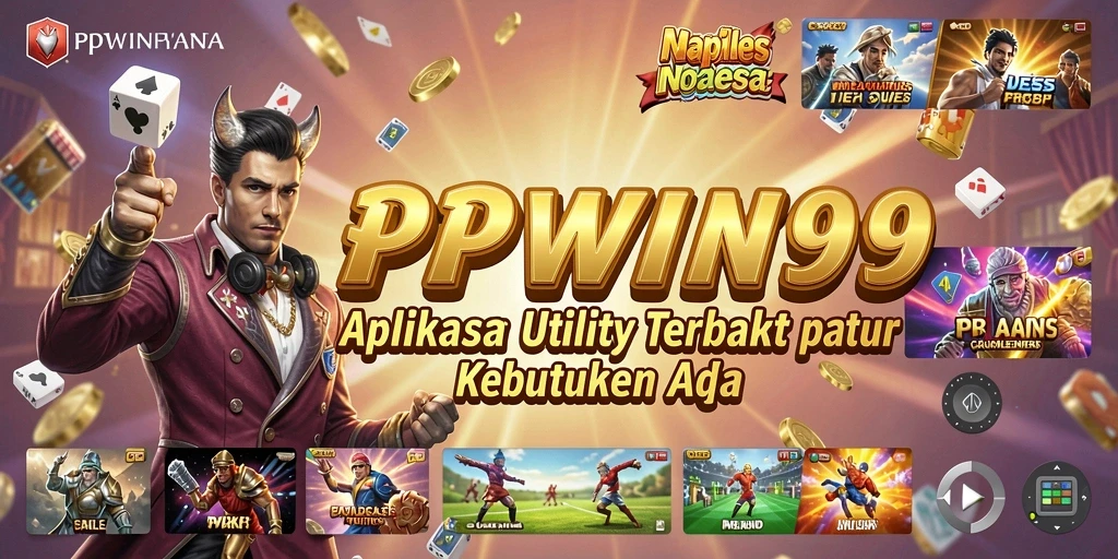 Screenshot utama PPWIN99 menunjukkan antarmuka pengguna yang user-friendly.