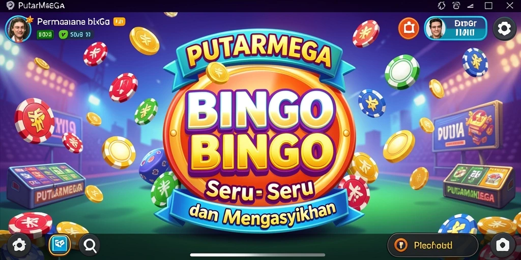 Screenshot gameplay PUTARMEGA menampilkan keseruan bermain Bingo.