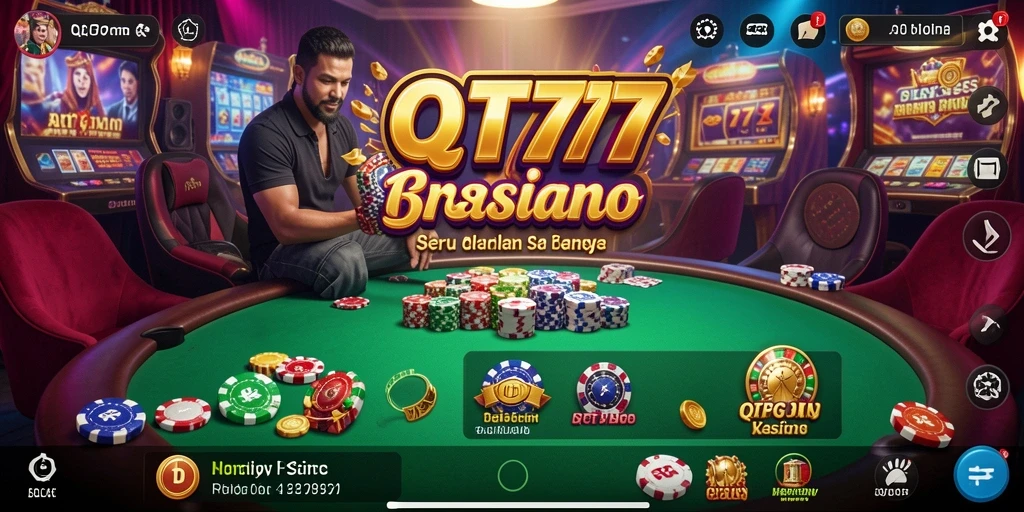 Screenshot gameplay <strong>QT777</strong> menampilkan keseruan bermain Kasino.